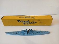 Tri-ang waterline models.Tri-ang  HMS Vanguard.Tri-ang Ships by Minic Ltd.