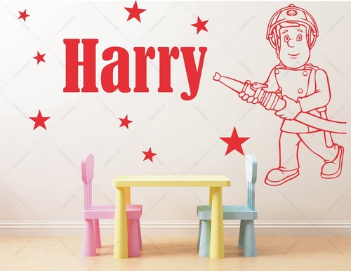 066 personalised fireman - personalised, sam
