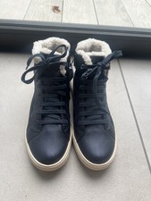 GEOX RESPIRA Navy Girls High Top, Waterproof / Warm Lining , Size UK 4 EUR 37