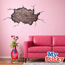 Brick Wall Vinyl Sticker Decal