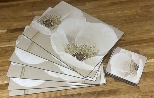 Set placemats coasters - 6, &