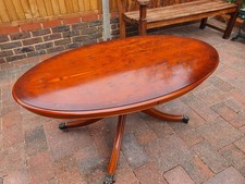 Bradley style Yew Oval Coffee Table