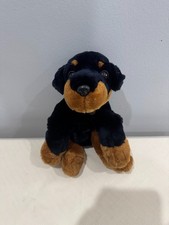 Keel Toys Rottweiler Puppy Plush Toy Brown black Simply Soft Collection