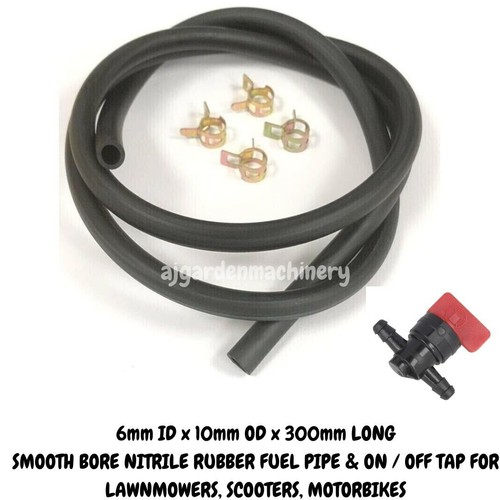 Petrol lawnmower fuel pipe 6mm - lawnmower,