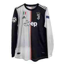 Vintage 19-20 Juventus Home Shirt - CR7 Ronaldo #7 Long Sleeve Large Size Rare
