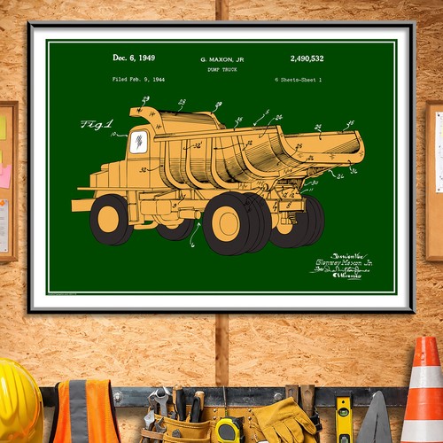 1944 dump truck colorized - 1944,
