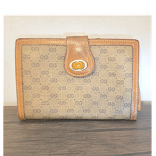 Gucci Beige Brown Canvas