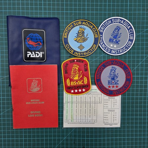 Bsac diver instructor patches - diver,