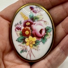 Vintage Royal Worcester Brooch