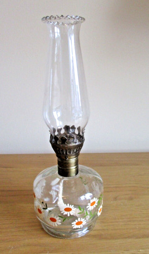 Vintage small decorated glass - small,