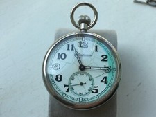 JAEGER LECOULTRE WW2 RAF 6E/50 BRITISH ARMY MILITARY POCKET WATCH SWISS WORKING