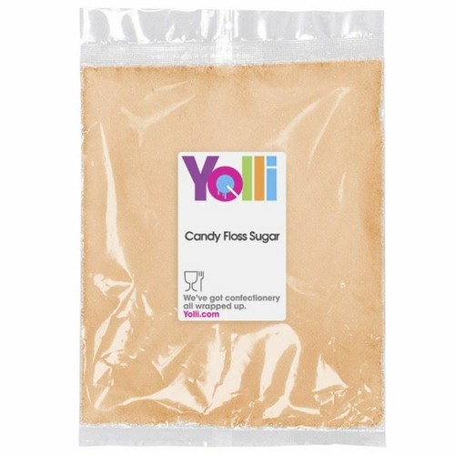 Orange candy floss sugar 500g - orange,