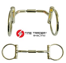 Western Dee Eggbutt Snaffle with Copper Inserts Horse Bit 4" - 6.5" UK Stock