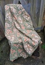 2X  1970's Liberty Wm Morris Style  'African Marigold' Curtains - NO HEADING