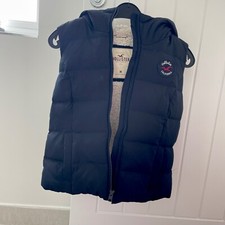 Hollister gilet in navy size