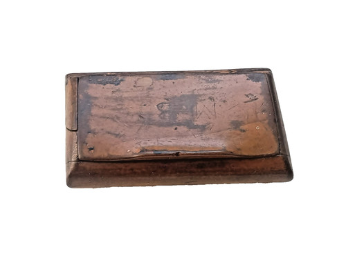 Antique regency ash wood snuff - ash,