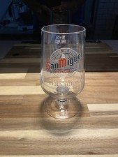 San Miguel Goblet Pint Glass