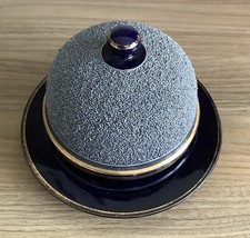 Ceramic Butter Dish (Unmarked)  With A Granular, Textured Finish Lid