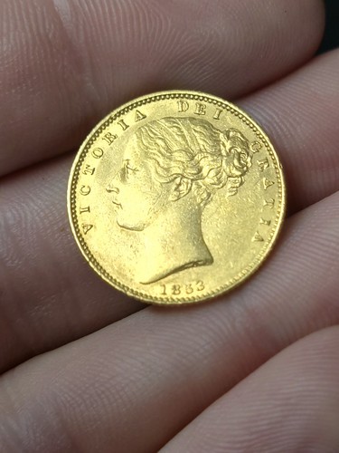 1853 queen victoria full gold - queen,