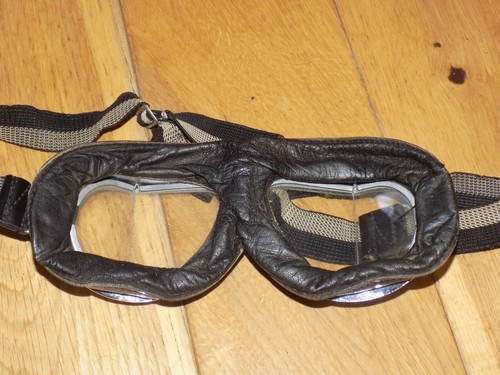 Vintage motorcycle goggles - vintage,