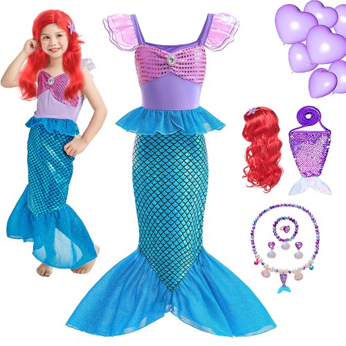 Girls kids little mermaid - little,