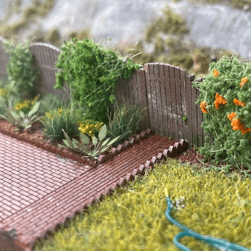 Brick garden path - brick, path&yard