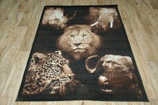 Quality Lion Rhino Cheetah Rug