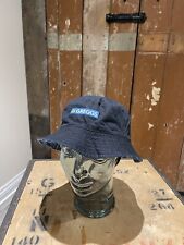 Greggs Reversible Bucket Hat Black Embroidered Blue Logo Logo Men's One Size