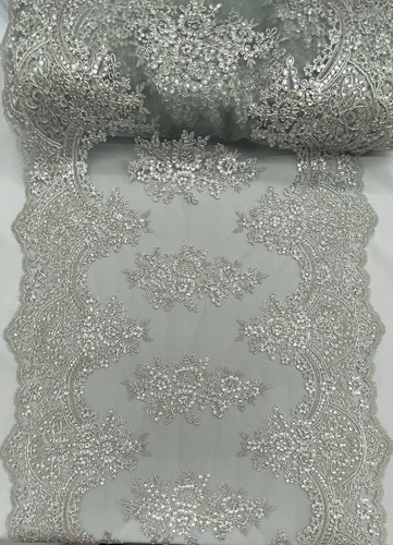 Designer sequin lace fabric - sequin,