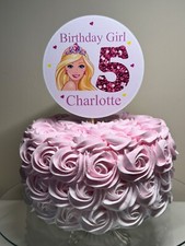 Personalised Name Age Barbie