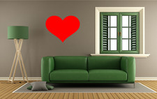 Large Heart Vinyl Wall Art