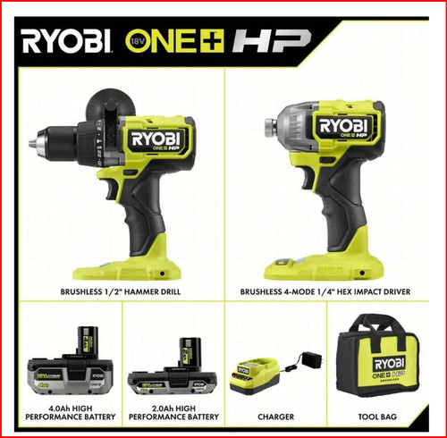 Ryobi one 18v brushless - 18v,
