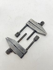 MOORE & WRIGHT 2”  Tool Makers Clamp Pair of Parallel Vintage Engineer Clamps