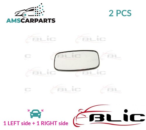 Rear view mirror glass pair - rear,