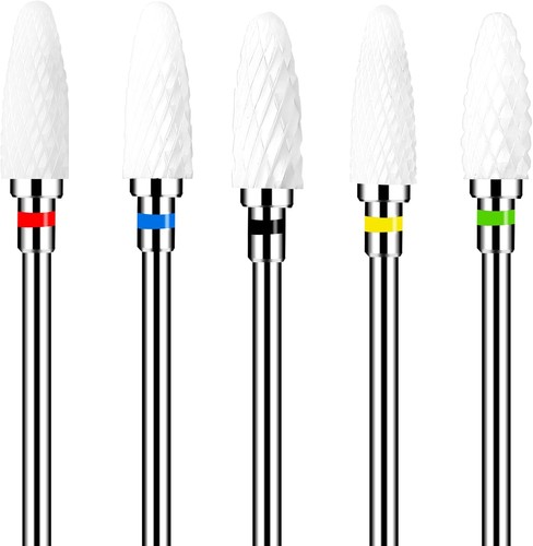 Ceramic nail drill bits set - ceramic,