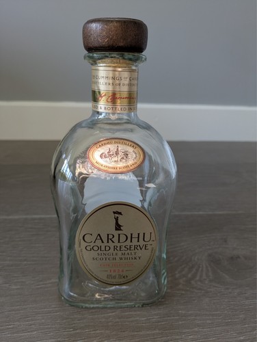 Empty bottle cardhu - empty, of