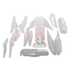 Stickers (Pack) Red/Black for UM125-DEX, UM125-ADT Front Painted Screw-on DECAL