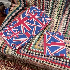 British Union Flag Double Duvet Cover And Two Pillow Cases Very Good Condition.