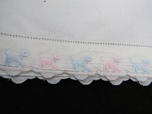 Vintage baby sheet - vintage, &