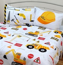 Construction bedding curtains - construction,