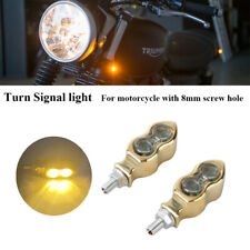 Brass Front LED Turn Signal