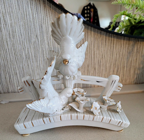 White gold glossy - white,