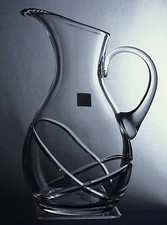 LOUISE KENNEDY - TIPPERARY CRYSTAL -SEA ASTER -2 PINT JUG/ PITCHER  24cm/ 9 1/2"