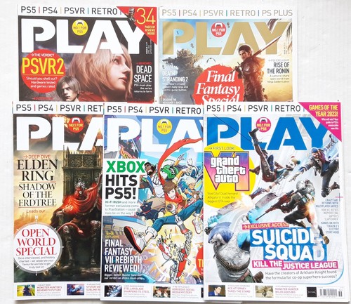Playstation play magazines - 5x,