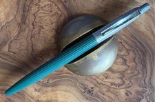 Rare c1954 Parker Green Ribbed Barrel Jotter Ball Pen & Original Refill #BP162