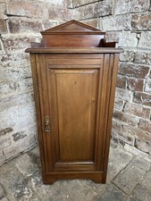 Edwardian Antique Pot Cupboard Bedside Cabinet Table 