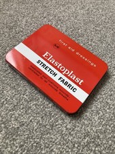 Vintage Elastoplast Tin Red &