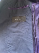 Ozwald Boateng Men's Navy Blue Wool Blazer and Trousers Suit 