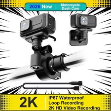2K HD Motorcycle Camera Dash