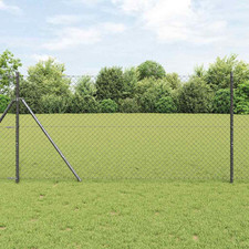 Chain Link Fence Grey 10 x 1.2